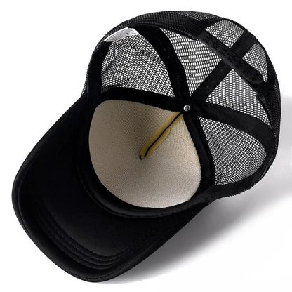 Unisex Cap Casual Plain Mesh Baseball Cap