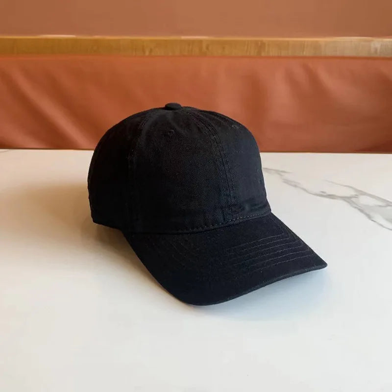 Simple Solid Color Cap Men And Women Casual Fashion Trend Baseball Cap