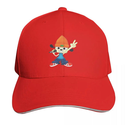Parappa The Rapper Patchc Cartoon Game Cap Fashion Casual Baseball Caps