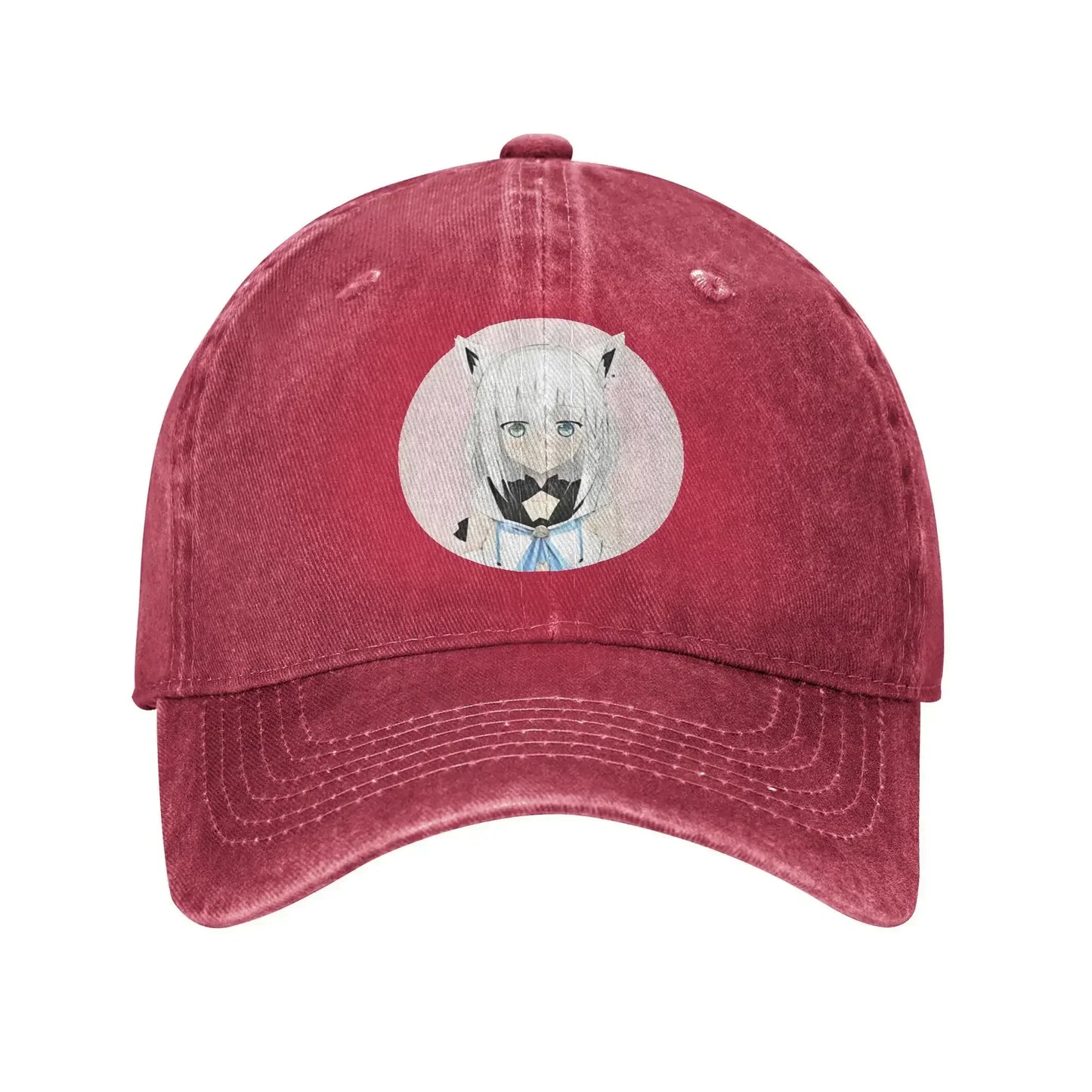 Shirakami Fubuki Hololive Circle Unisex Baseball Cap