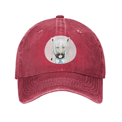 Shirakami Fubuki Hololive Circle Unisex Baseball Cap