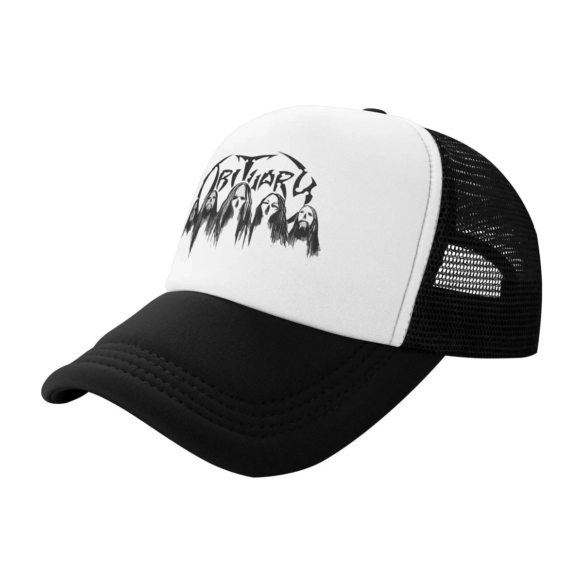 Heavy Metal Band Horror Long Hair Obituary Sport Mesh Baseball Caps