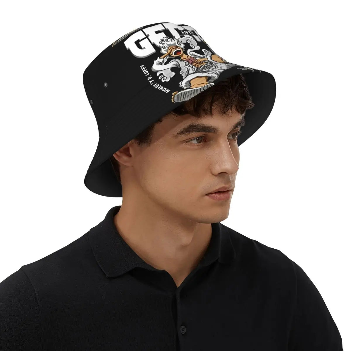 Gear Monkey Luffyy Bucket Hats One Piece Japanese Anime