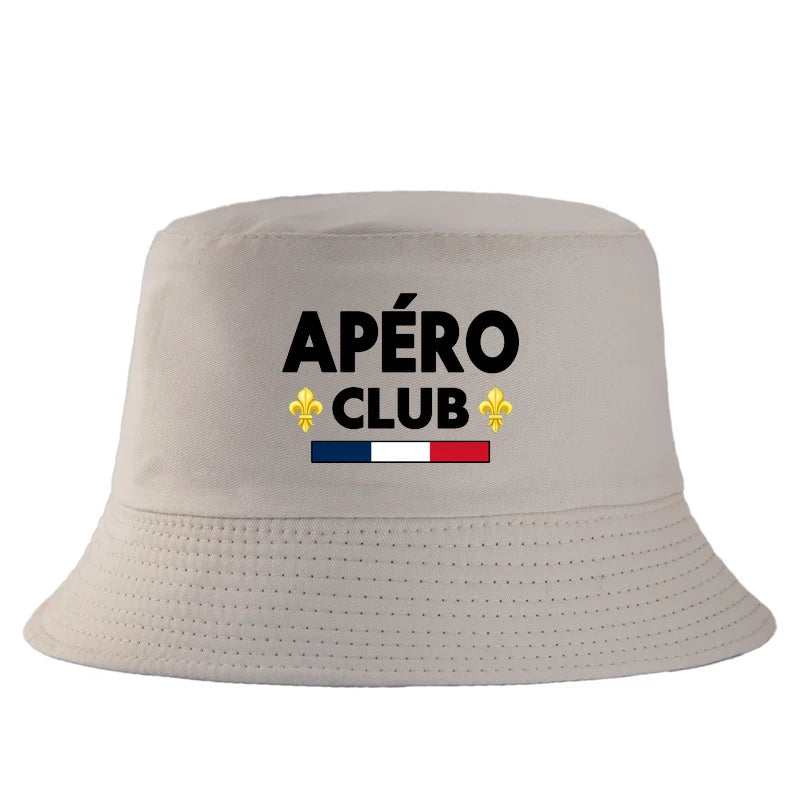 Fashion France Apero Club Bob Reversible Bucket Hat
