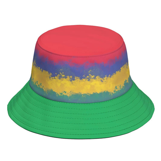 Mauritius Fisherman Hats Free Custom Made Name Team Logo Bucket Cap