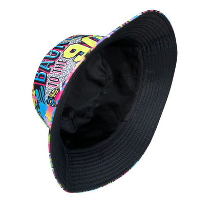 Abstract Graffiti Art Back 90S Colorful Printed Bucket Hat