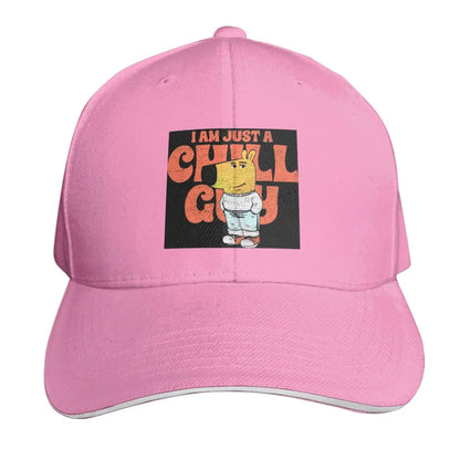 Vintage I Am Just A Chill Guy Cap Fashion Casual Baseball Caps