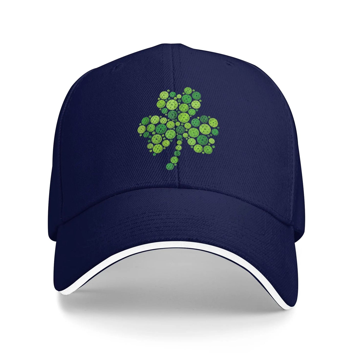 Pickleball Shamrock St Patricks Day Pickleball Baseball Cap