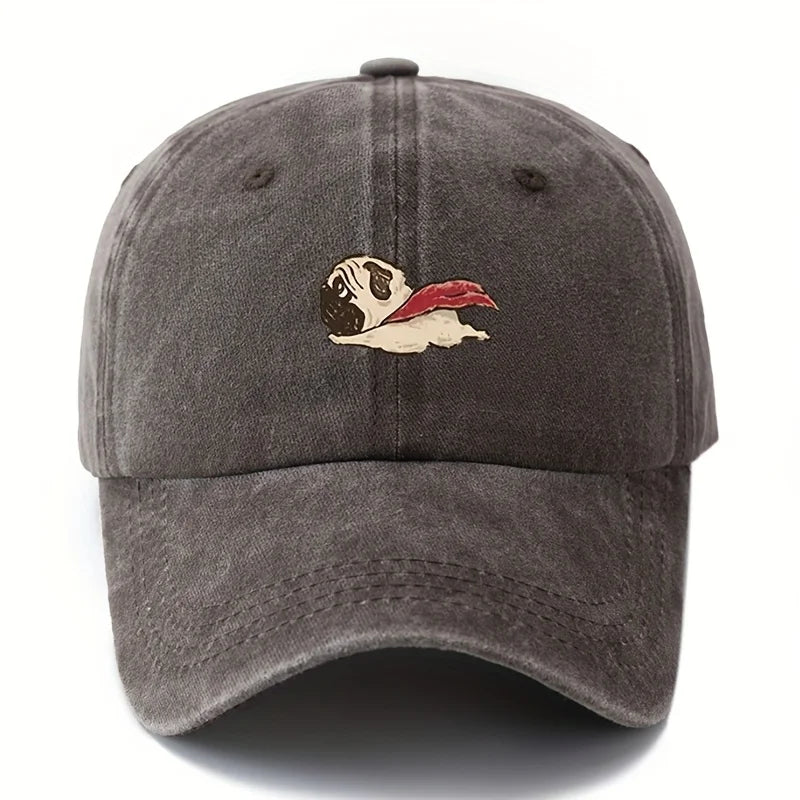 Dog Pattern Printed Baseball Cap For Men And Women