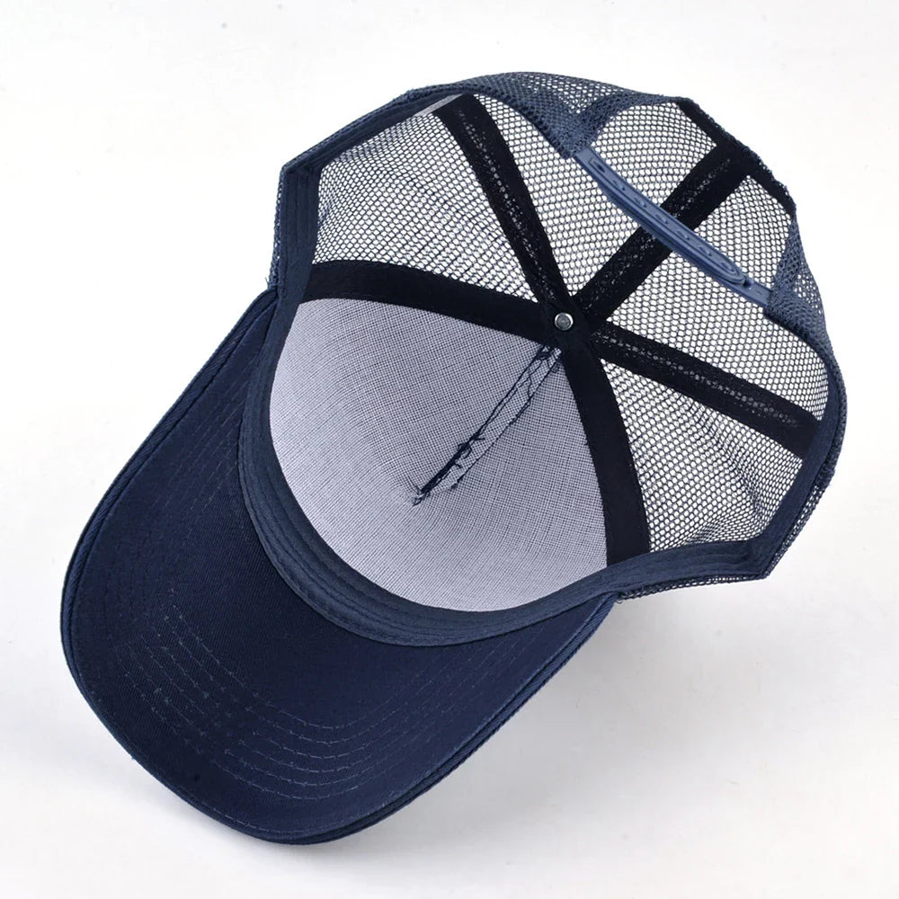 FS Red Yellow 5 Panel Baseball Cap For Men Summer
