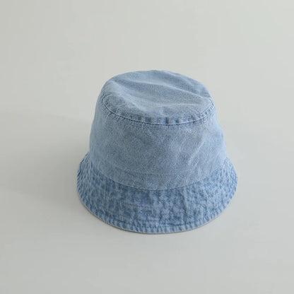Summer Autumn Cowboy Baby Bucket Hat Soft Summer Baby Boys Girls