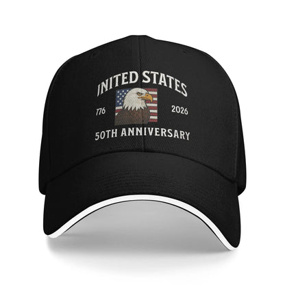 250 Years American Anniversary Outfits Men Women Baseball Cap