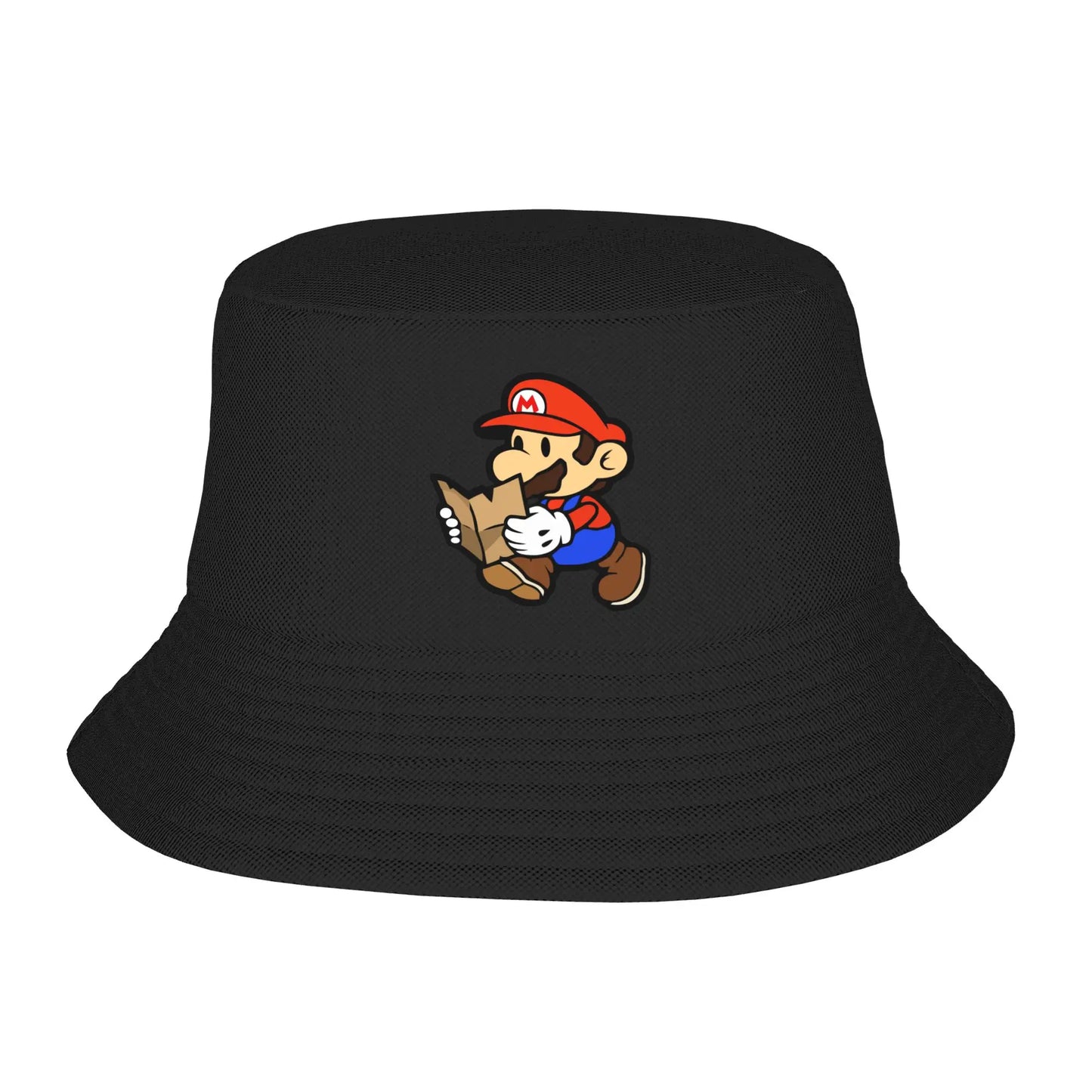 Street Super Marios Splattery Bucket Hat Unisex Packable Outdoor