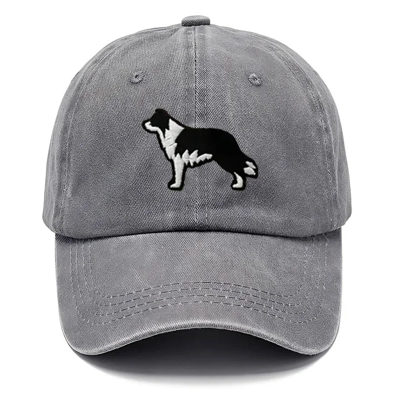 Border Collie Embroidered Baseball Cap