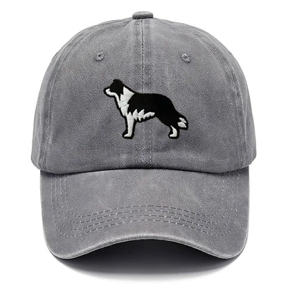 Border Collie Embroidered Baseball Cap