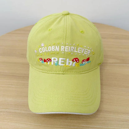 Pastoral Floral Wide Brim Baseball Cap