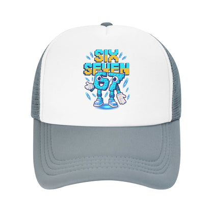 Six Seven Brainrot Italian Funny 67 Gaming Meme Baseball Cap