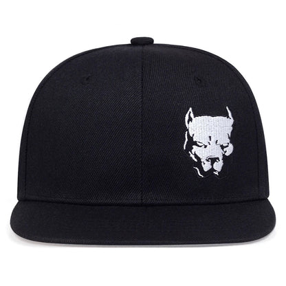 Unisex Dog Head Embroidery Embroidery Hip-hop Hats