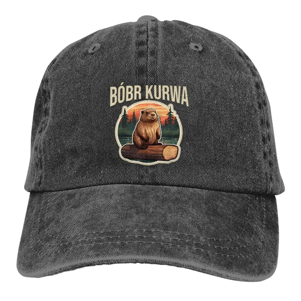 Bobr Kurwa Bober Beaver Bobr Baseball Cap Vintage Baseball Hats Men