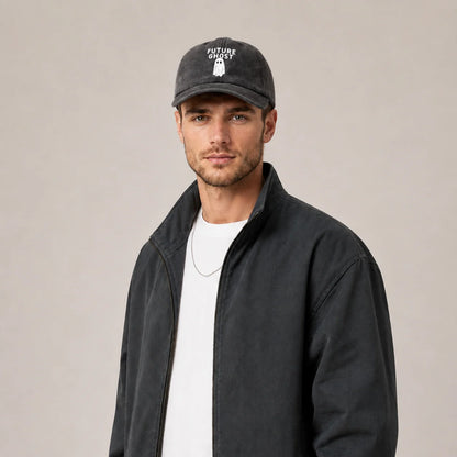 Future Ghost Halloween Graphic Baseball Cap