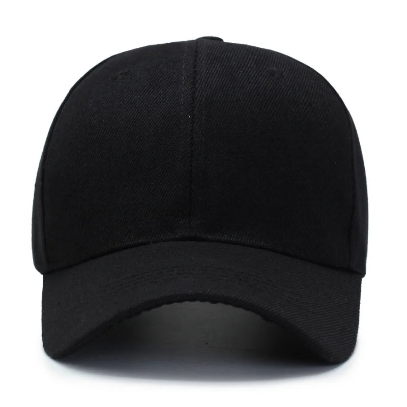 Solid Hat Smooth-Plate Sun Visor Cap Unisex Baseball Caps