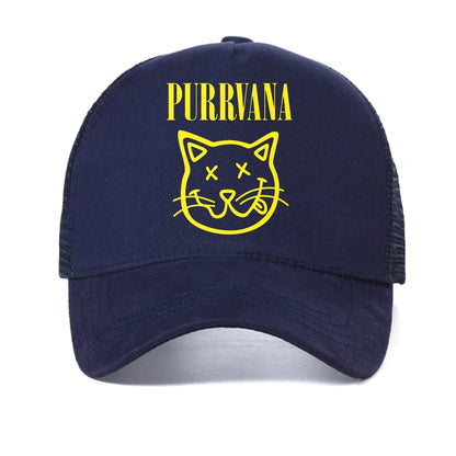 Purrvana Cat Baseball Cap