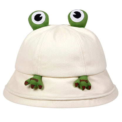 Unisex Cute Frog Personality Bucket Hats Fishermen Caps