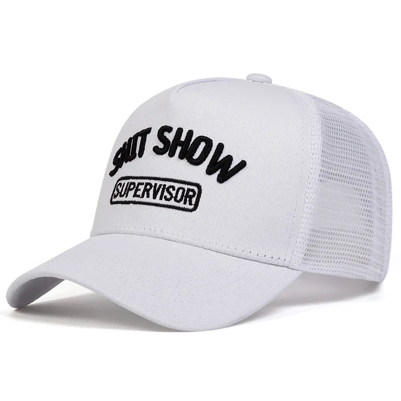 Unisex SHIP SHOW Letter Embroidery Baseball Caps
