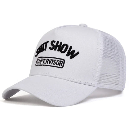 Unisex SHIP SHOW Letter Embroidery Baseball Caps