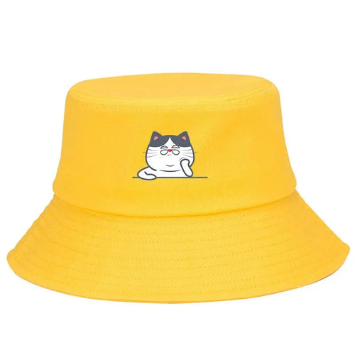 Bucket Hats With Cute Cat