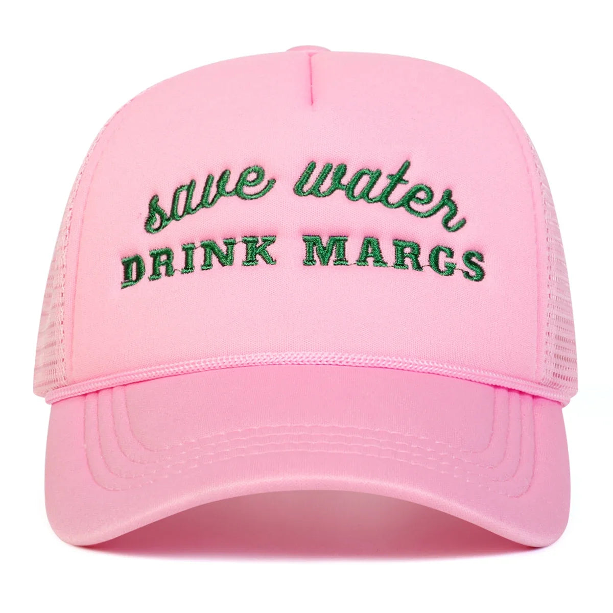 Unisex DRINK MARGS Letter Embroidery Baseball Net