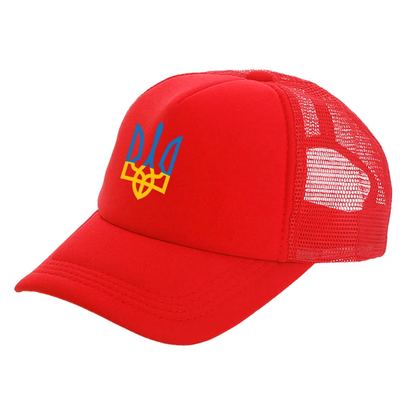 Ukraine Hat Baseball Cap Cool Summer Unisex Mesh Net Caps