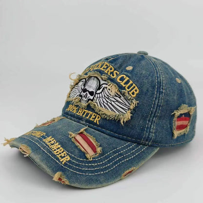 Embroidered 250th Anniversary Ripped Baseball Cap