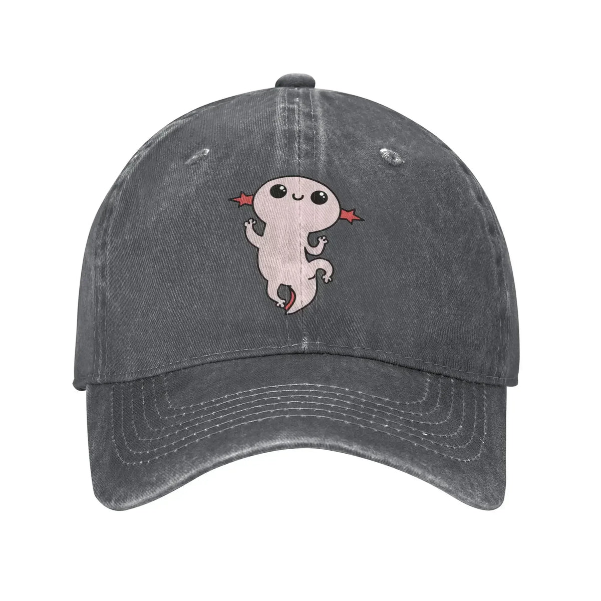Vintage Cartoon Axolotl Baseball Caps