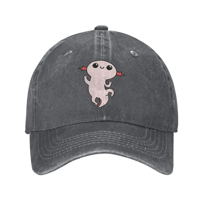 Vintage Cartoon Axolotl Baseball Caps