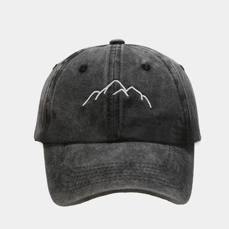 New Mountain Range Embroidery Mens Womens Baseball Caps