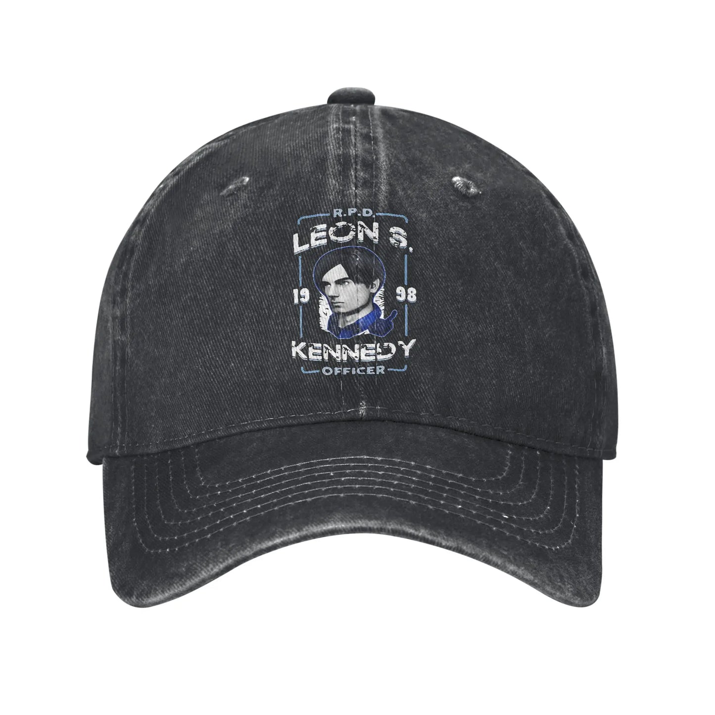 Handsome Man Leon Kennedy Gamer Fans Art Sun Baseball Cap