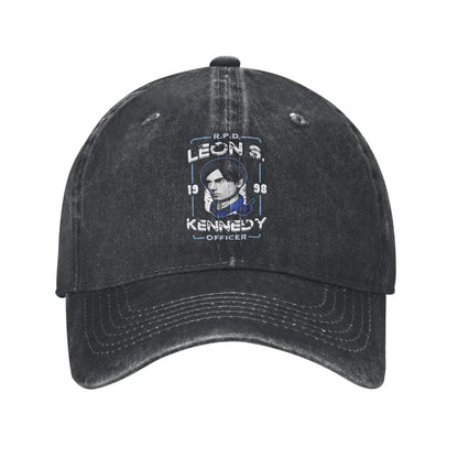 Handsome Man Leon Kennedy Gamer Fans Art Sun Baseball Cap