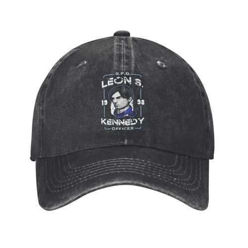 Handsome Man Leon Kennedy Gamer Fans Art Sun Baseball Cap