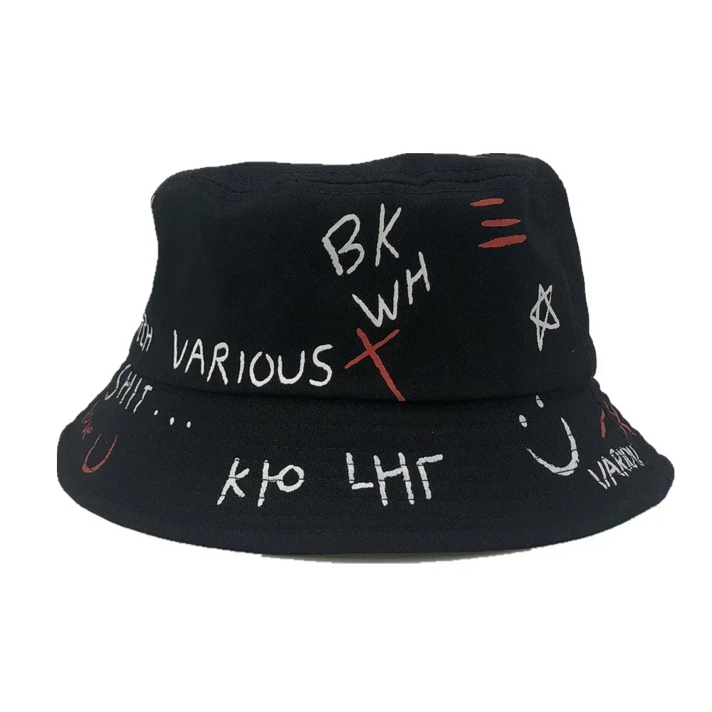 Summer Unisex Bucket Hat Outdoor Harajuku Style Hip Hop Bucket Hat