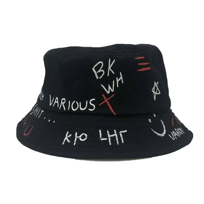 Summer Unisex Bucket Hat Outdoor Harajuku Style Hip Hop Bucket Hat
