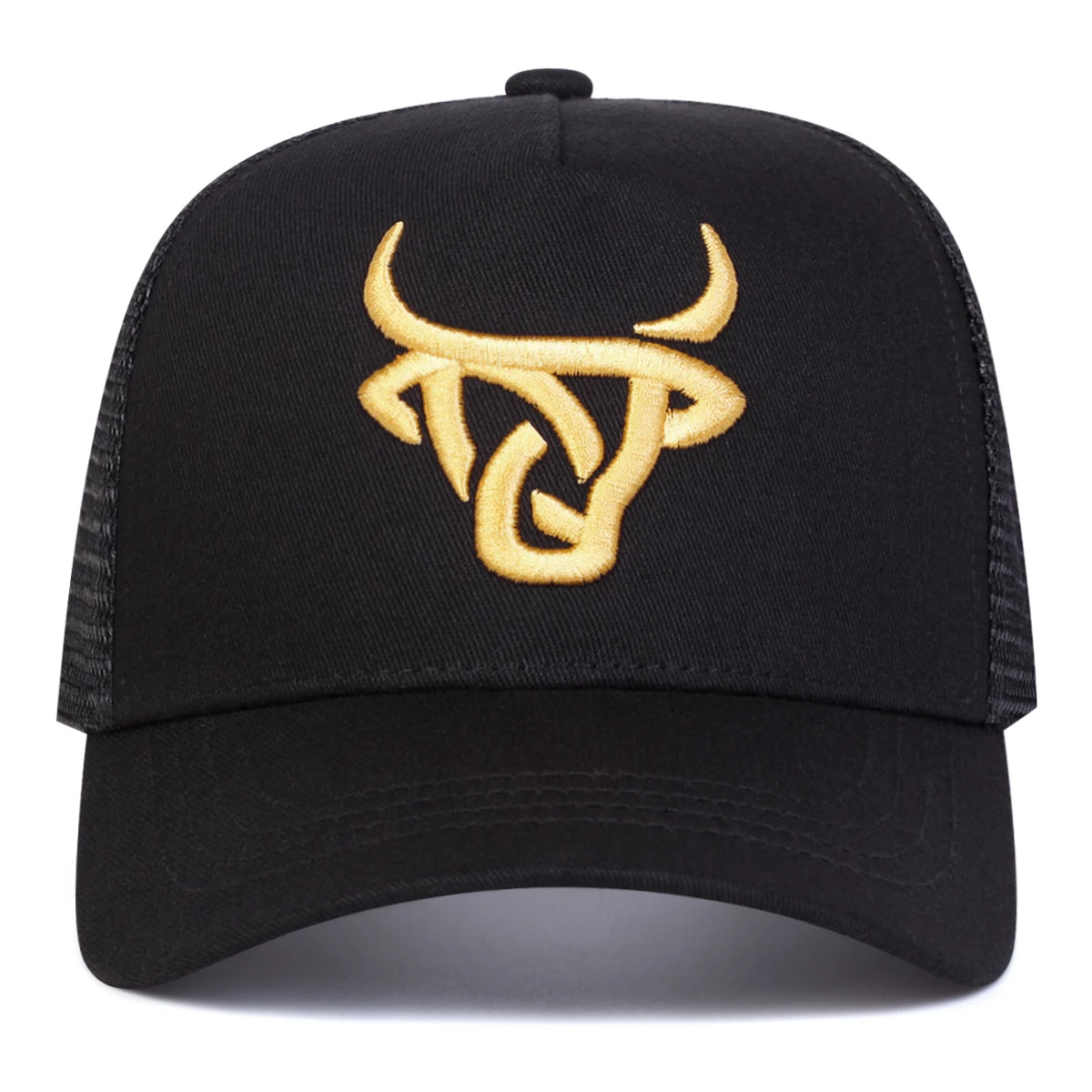 Unisex Ox Head Embroidery Baseball Caps