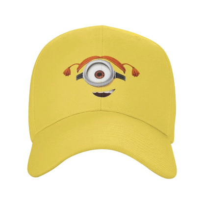Baseball Caps Funny Minions Face Kawaii Outfit For Men Women