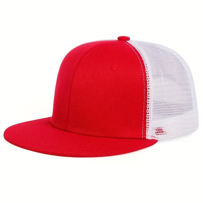 Unisex Simple Hip-hop Net Hats Spring Summer Outdoor Adjustable Casual Snapback Caps