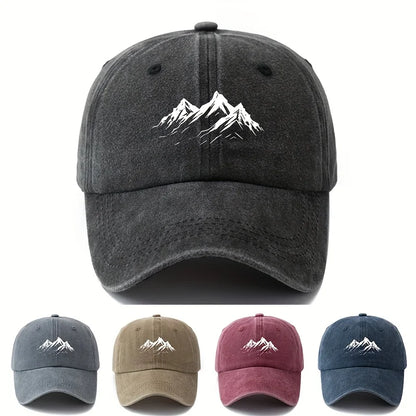 Men's Printed Mountain Baseball Cap