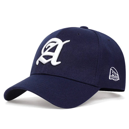 Summer Fashion Men Baseball Cap Letter A Embroidery