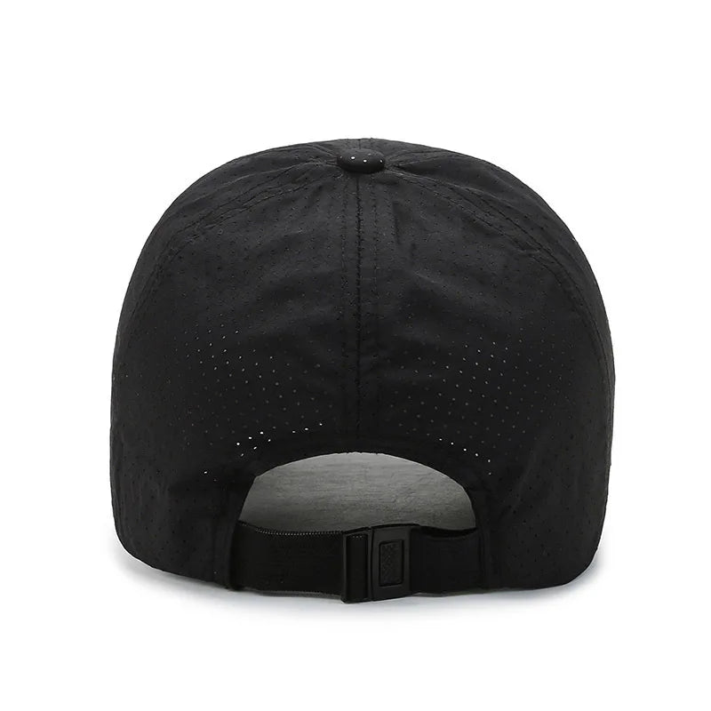 Spring Summer Solid Color Hats For Men Mesh Cap Baseball Cap