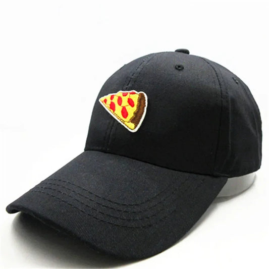 Four Seasons Personality Pizza Embroidery Cotton Baseball Cap For Men And Women