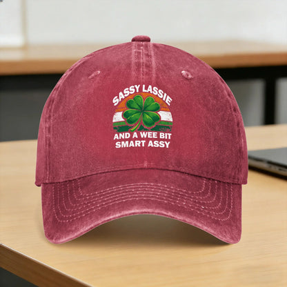St Patricks Day Sassy Lassie Baseball Cap
