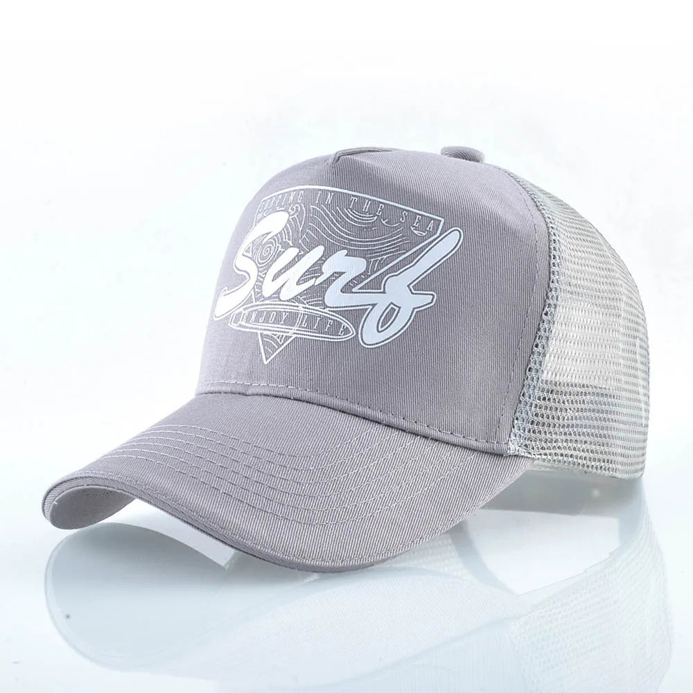FS Red Yellow 5 Panel Baseball Cap For Men Summer